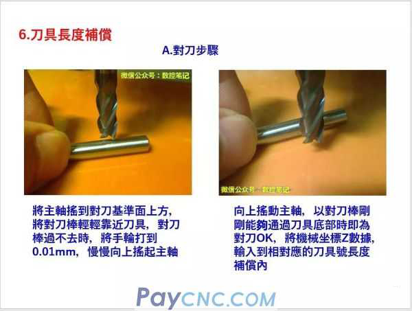 Seven ways of CNC tool setting